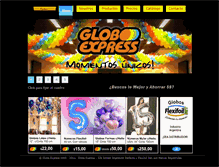 Tablet Screenshot of globoexpress.com.ar